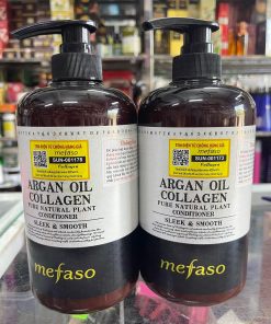 Bộ Dầu Gội Xả Collagen Mefaso 850ml×2
