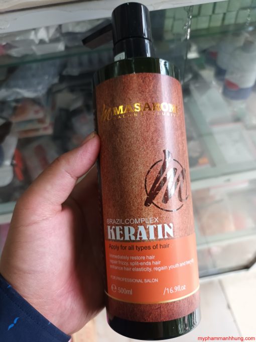 Kem phục hồi mềm mượt Keratin Marsaroni 500ml