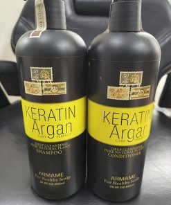 Bộ dầu gội xả Armame Keratin Argan cao cấp 850ml x2