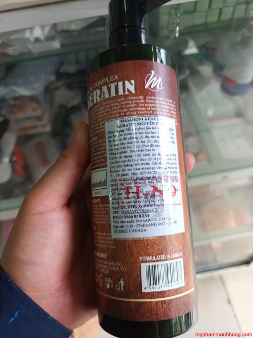 Kem phục hồi mềm mượt Keratin Marsaroni 500ml