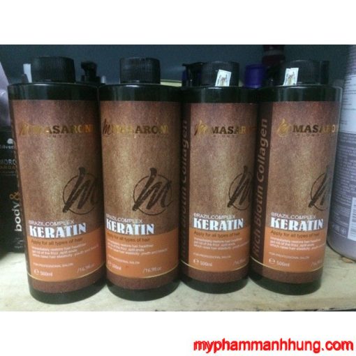 Kem phục hồi mềm mượt Keratin Marsaroni 500ml