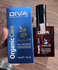 Tinh dầu dưỡng tóc Diva Argan phục hồi 50ml mẫu mới màu xanh