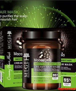 Kem hấp phục hồi mềm mượt tóc MIGE Macadamia 800ml