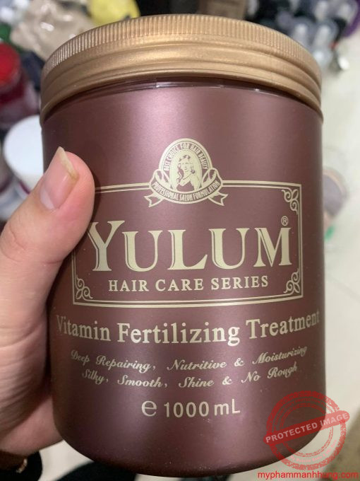 KEM HẤP Ủ TÓC SUÔN MƯỢT YULUM 1000ML