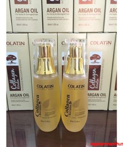 Tinh dầu dưỡng tóc Colatin Collagen Keratin Argan Oil 40ml