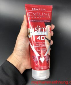 Kem đánh tan mỡ bụng Eveline Slim Extreme 4D 250ml