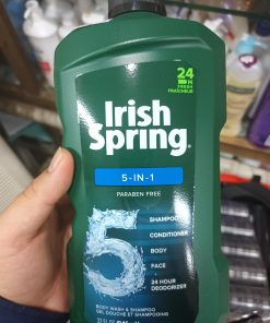Sữa tắm gội xả rửa mặt toàn thân IRISH SPRING 5IN1 cho nam 946ml