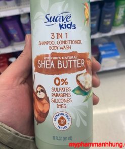 Sữa tắm trẻ em Suave Kids 3in1 mỹ SHEA BUTTER