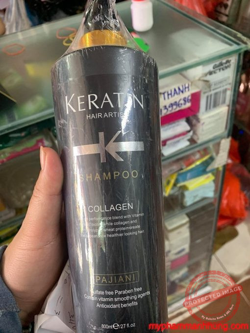 Dầu gội Keratin Collagen PAJIANI 800ml