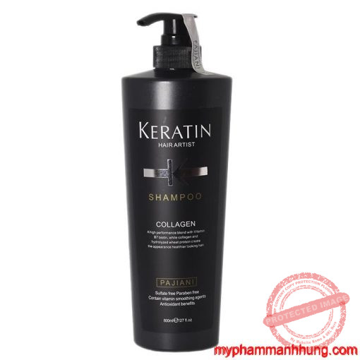Dầu gội Keratin Collagen PAJIANI 800ml