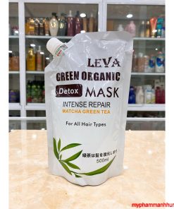 Hấp ủ tóc phục hồi mềm mượt Leva Green Organic 500ml