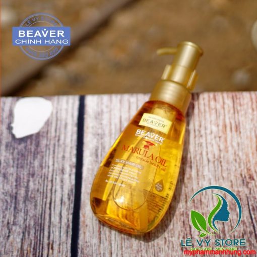 Tinh Dầu Beaver Dưỡng Tóc Siêu Mượt Tinh Chất Soài Nam Phi - Marula Silky Hair Oil 100ml