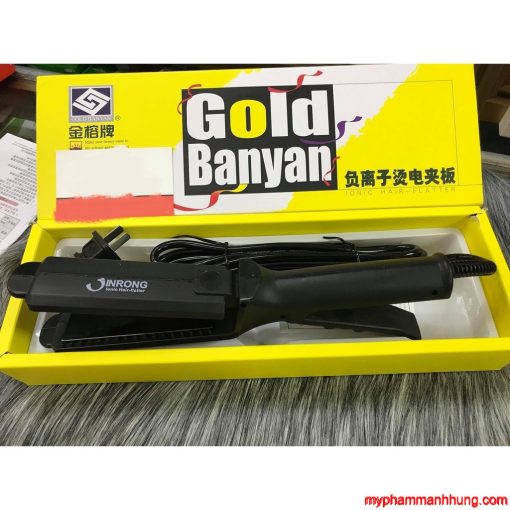 Máy ép duỗi tóc bản to Jinrong Gold Banyan