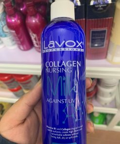 Sữa Dưỡng Collagen Chống Tia UV Siêu Bảo Vệ Tóc Lavox 280ml màu xanh