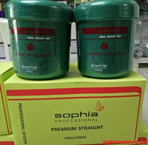 Thuốc ép duỗi Sophia Premium Sraight 1000ml x2
