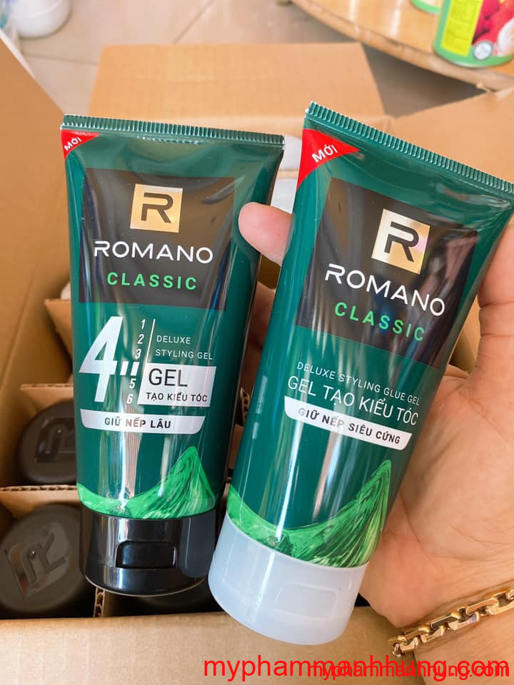 Gel tạo kiểu tóc siêu cứng 24h Romano Pro Series Hair Gel 150g - Mỹ phẩm  ĐẸP XINH