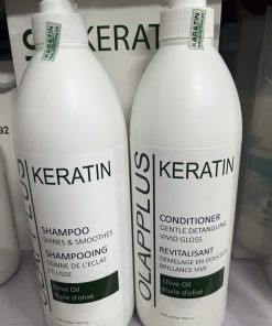 Cặp dầu gội xả OLAPPLUS Keratin mềm mượt 1000ml x2