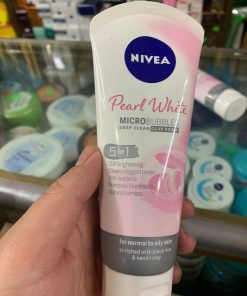 Sữa rửa mặt Nivea Whitening 10x Sạch sâu Dưỡng trắng 100ml