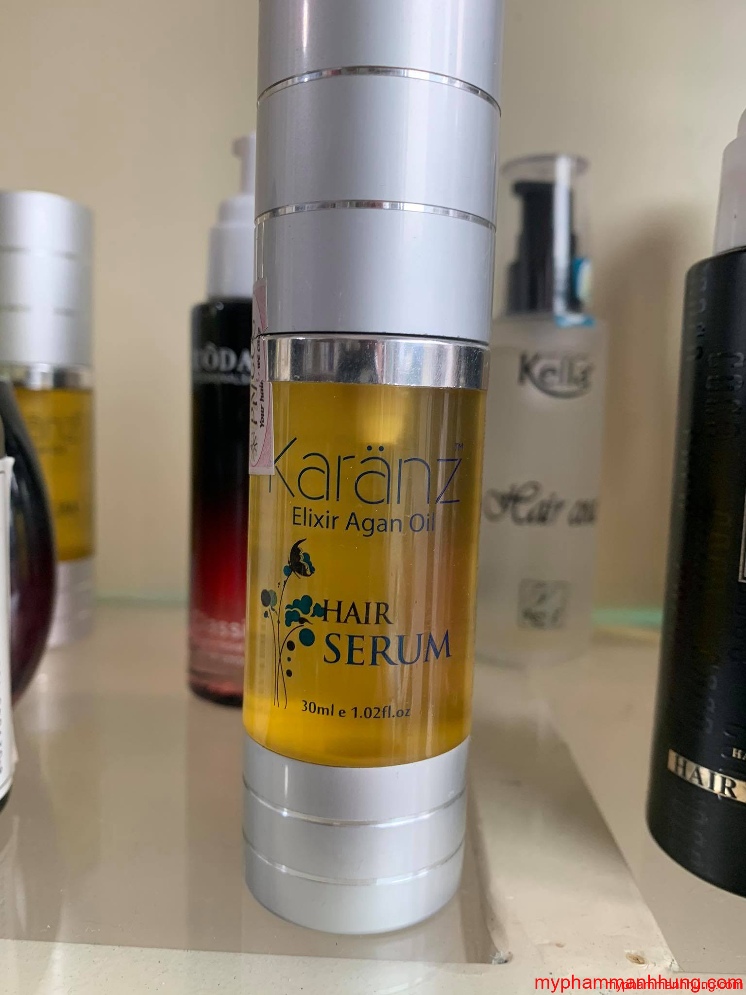 Tinh dầu dưỡng tóc Karanz Hair Serum Elixir Argan Oil 30ml