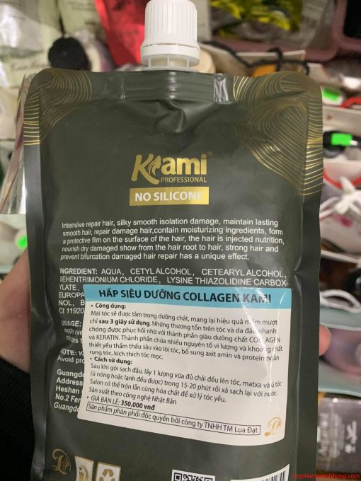 Hấp Tóc Siêu Dưỡng Collagen Kami 500ml