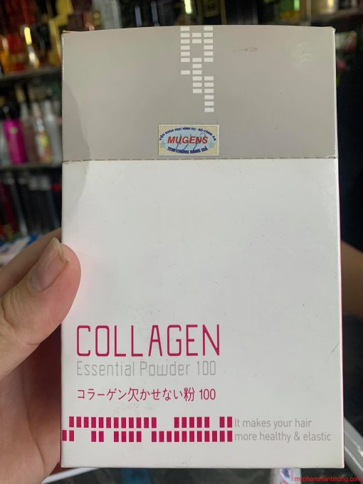 Bột Collagen Tươi MUGENS COLLAGEN ESSENTIAL POWDER Phục Hồi Tóc Nát Sun