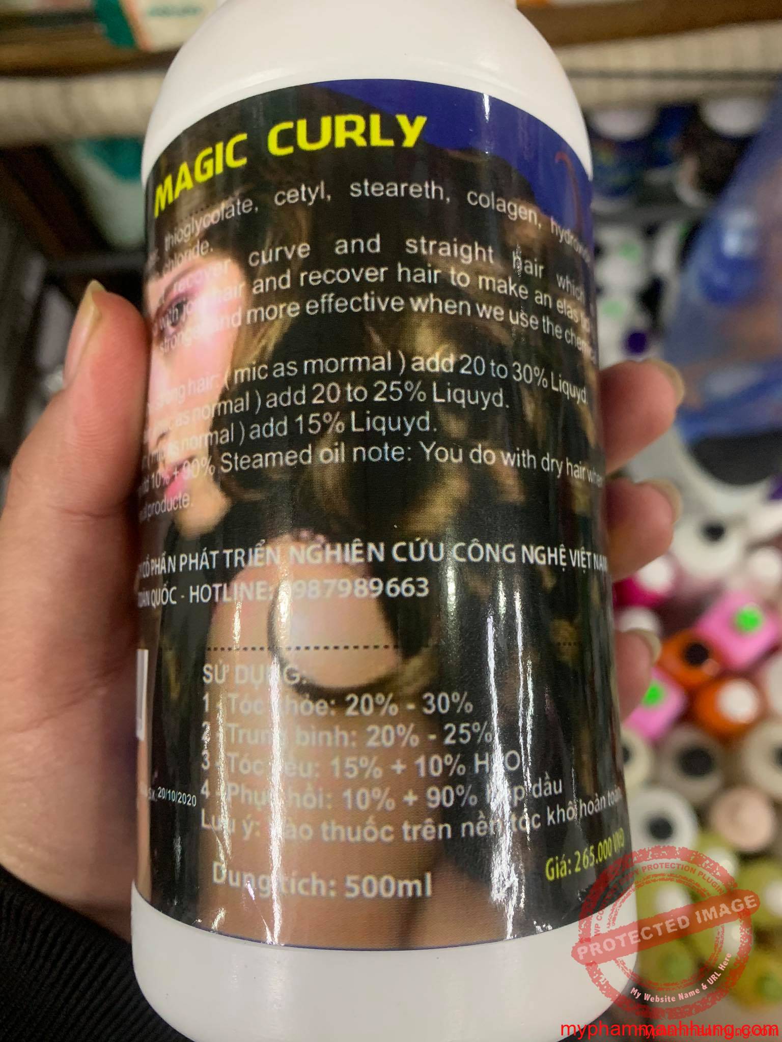 Thuốc Kích sóng xoăn Magic Curly TG 500ml Thuốc Kích sóng xoăn Magic Curly TG 500ml