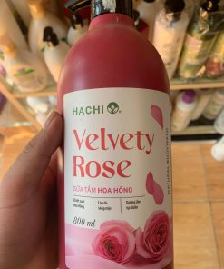 Sữa tắm dưỡng thể hồng nhung ngọt ngào HACHI Velvety Rose 800ml