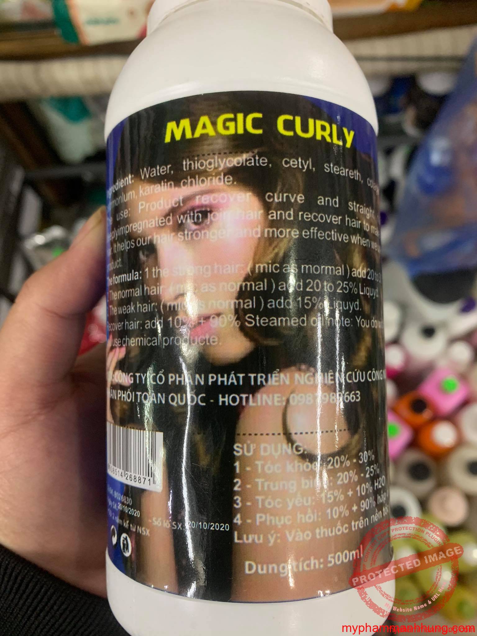 Thuốc Kích sóng xoăn Magic Curly TG 500ml Thuốc Kích sóng xoăn Magic Curly TG 500ml