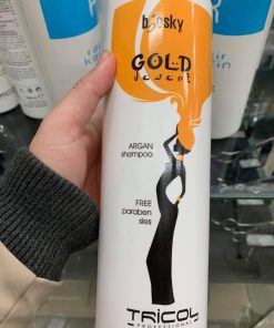 Dầu gội dưỡng ẩm và phục hồi tóc hư tổn Tricol Biosky Gold Desert Shampoo 1000ml