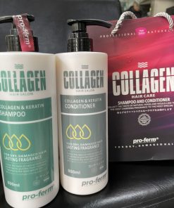 Cặp dầu gội xả collagen Pro Ferm 800ml x2