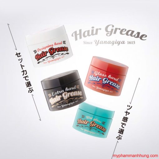 Sáp Vuốt tóc và giữ nếp tóc Yanagiya Hair Grease 90g