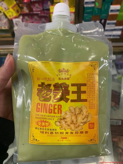 Kem hấp tóc gừng Ginger Flower 1000ml