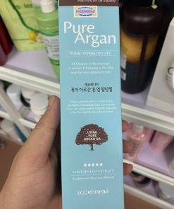 Gel tẩy da chết tinh dầu Argan Welcos Pure Tone Up Hàn Quốc 120g