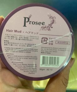 Sáp vuốt tóc Prosee Hair Mud Nhật Bản 90ml