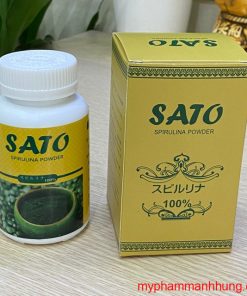 TẢO XOẮN SPIRULINA SATO DẠNG BỘT 100G