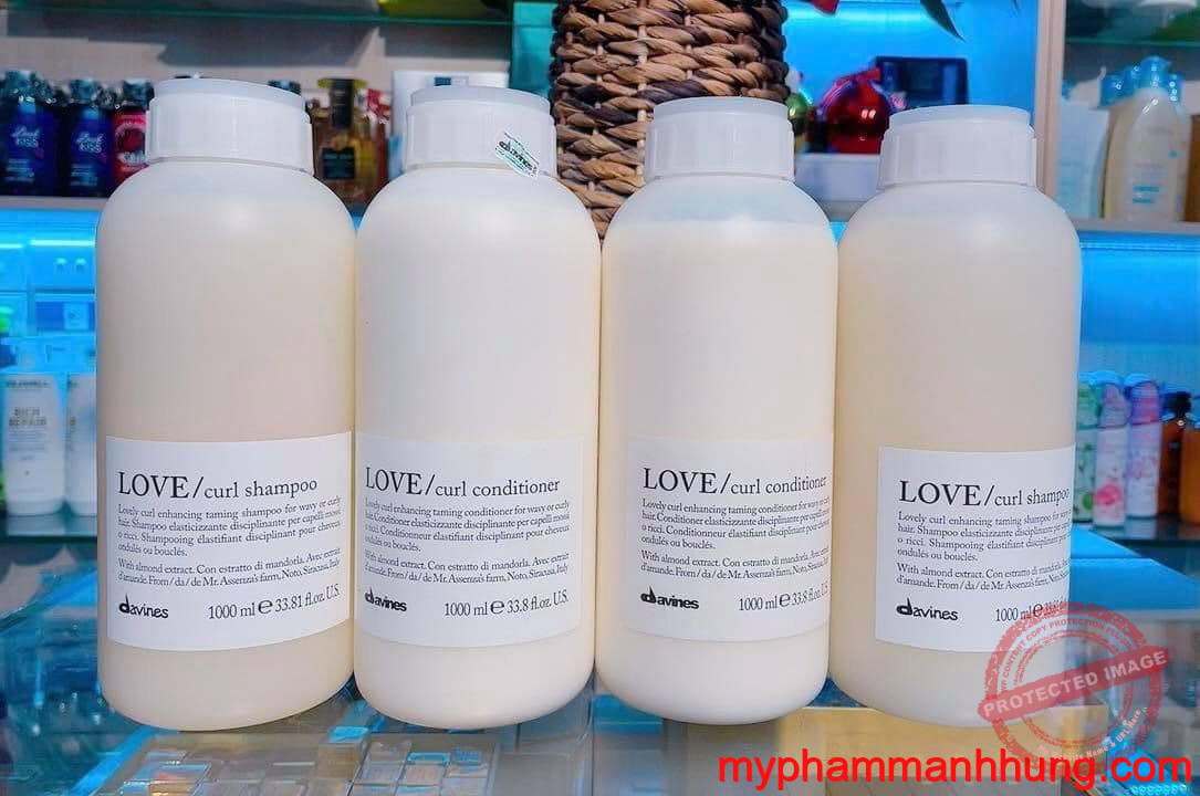 Dầu gội và xả chăm sóc tóc uốn DAVINES Love Curl Dầu gội và xả chăm sóc tóc uốn DAVINES Love Curl