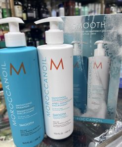 Cặp Dầu Gội Xả Moroccanoil Smoothing Shampoo