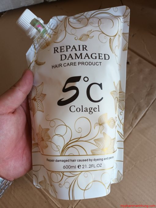 Kem Hấp Collagen 5C Plus siêu mượt phục hồi 600ml