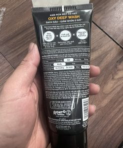 Sữa Rửa Mặt OXY Deep Wash Charcoal Power 100g