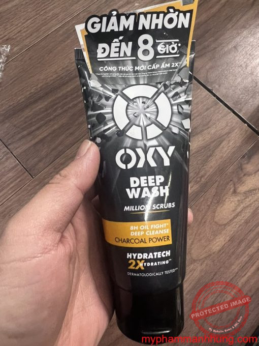 Sữa Rửa Mặt OXY Deep Wash Charcoal Power 100g