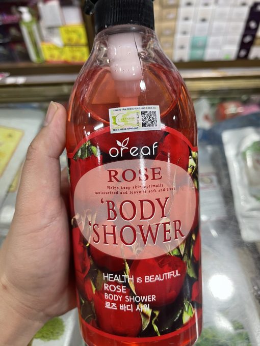 Sữa tắm hương nước hoa BEBECO Hoa Hồng Oreaf Rose Body Shower 750ml