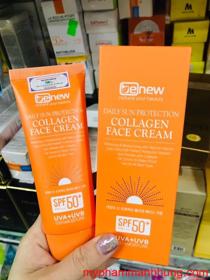 benew collagen sun cream