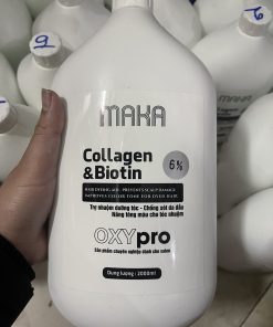 Oxy trợ nhuộm dưỡng tóc MAKA Biotin & Collagen 2000ml