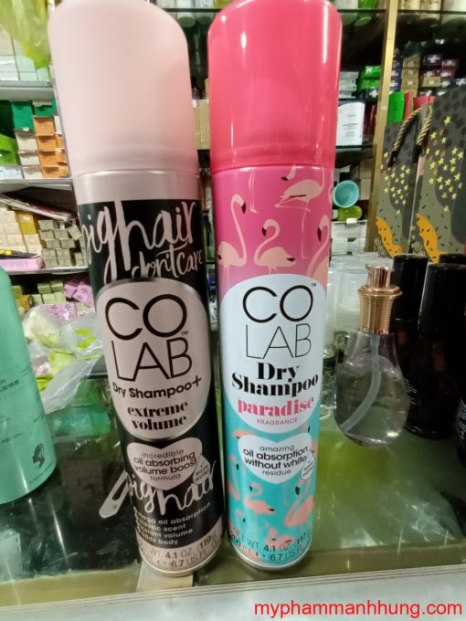 Dầu Gội Khô COLAB Dry Shampoo 200ml