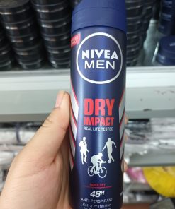 Xịt ngăn mùi cho nam NIVEA Men Dry Impact 48h 150ml