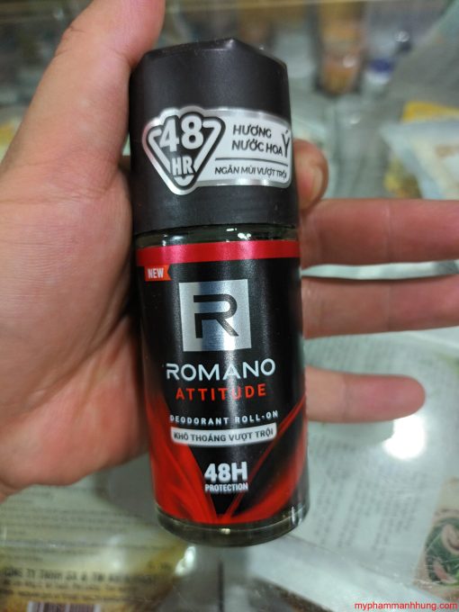 Lăn khử mùi hương nước hoa Romano 48h Mẫu Mới 50ml