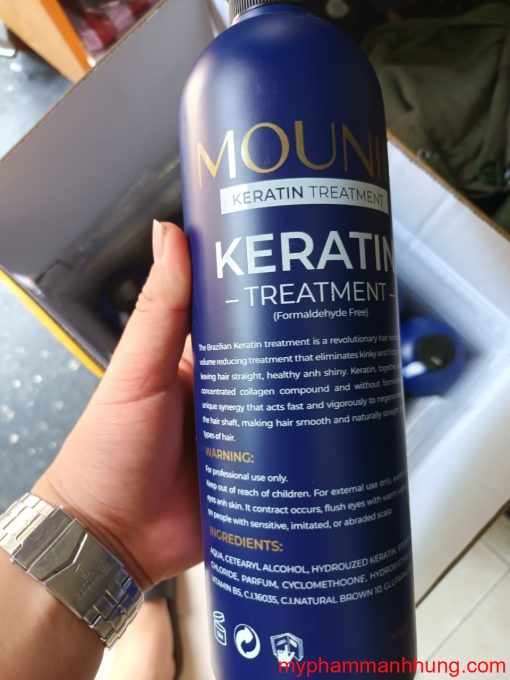 Hấp Siêu Phục Hồi Mounir Keratin Treatment 1000ml