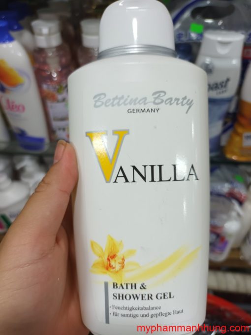 Sữa Tắm Hương Nước Hoa Bettina Barty Vannilla Đức 500ml