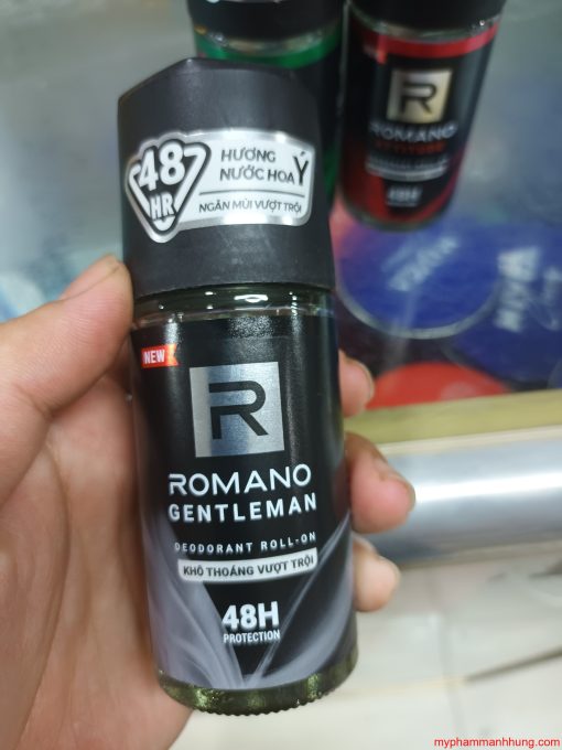 Lăn khử mùi hương nước hoa Romano 48h Mẫu Mới 50ml