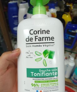 Sữa tắm dưỡng da Corine de Farme tinh chất Nha đam 750ml